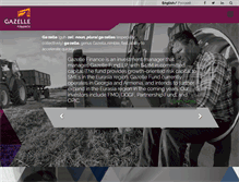 Tablet Screenshot of gazellefinance.com